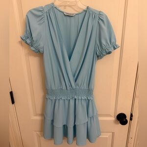 Women’s Amanda Uprichard Velma Dress in Ice Blue
